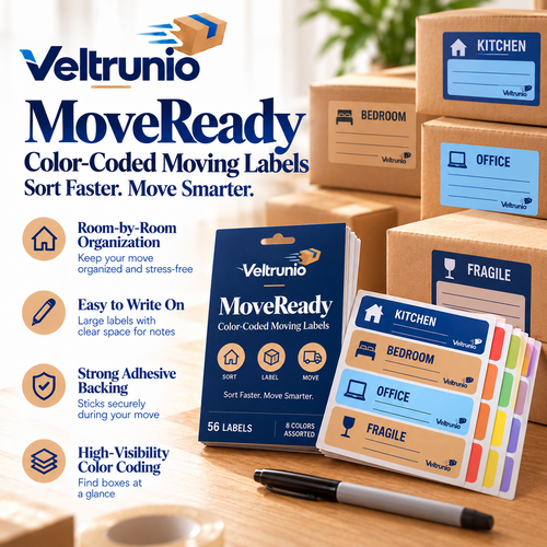 MoveReady Color-Coded Moving Labels