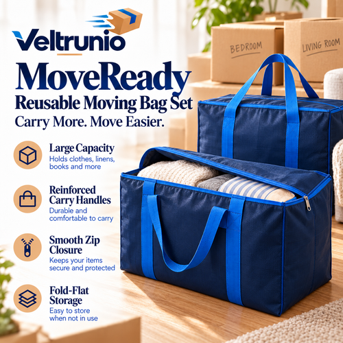 MoveReady Reusable Moving Bag Set